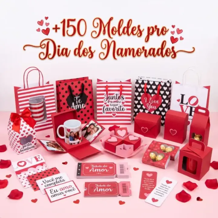 Mockup do Kit Digital Dia dos Namorados